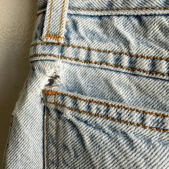 Vintage Bongo Button Closure High Rise Jeans Women's 13 Light Blue Wash - Picture 10 of 14